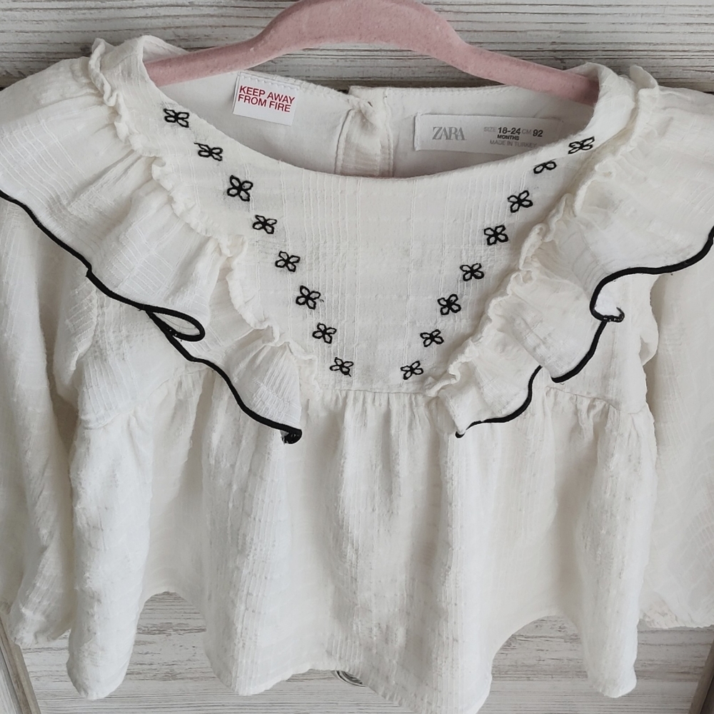 Zara Ruffled Shirt - Picture 3 of 6